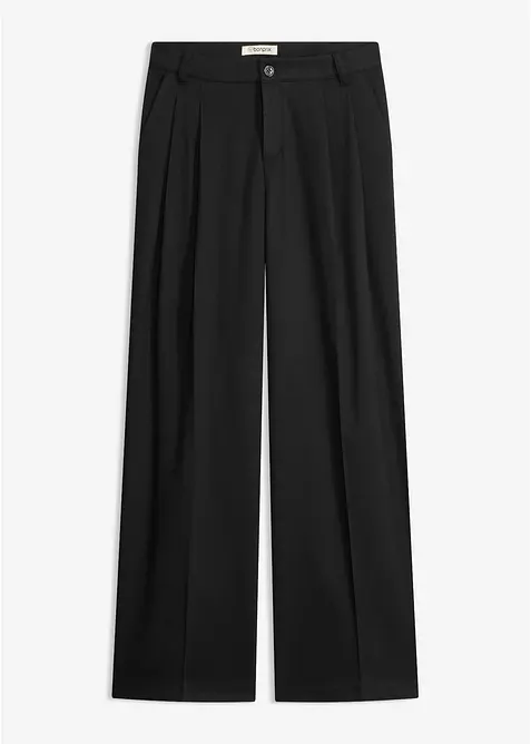 Weite Bundfaltenhose, bonprix