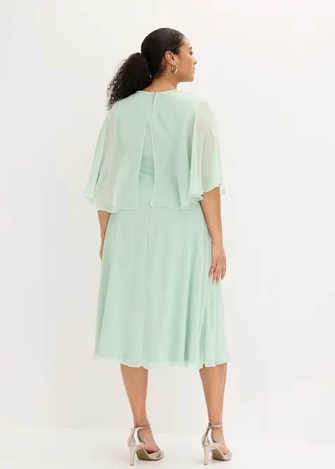 Robe en mousseline avec application de strass, bonprix