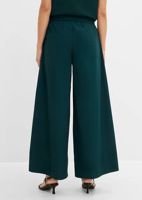 Weite Culotte aus reiner Baumwolle, bonprix