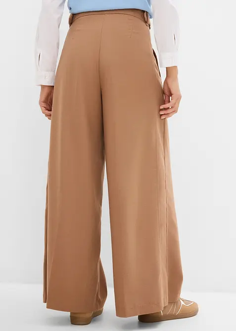 Hose mit Seitenschnallen aus Viskose-Mix, bonprix