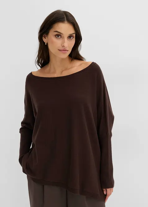 Feinstrickpullover aus feinem Viskose-Mix, bonprix