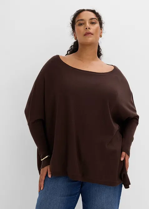 Feinstrickpullover aus feinem Viskose-Mix, bonprix