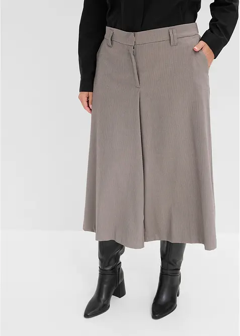 Hose mit Fischgrat in Wolloptik, bonprix