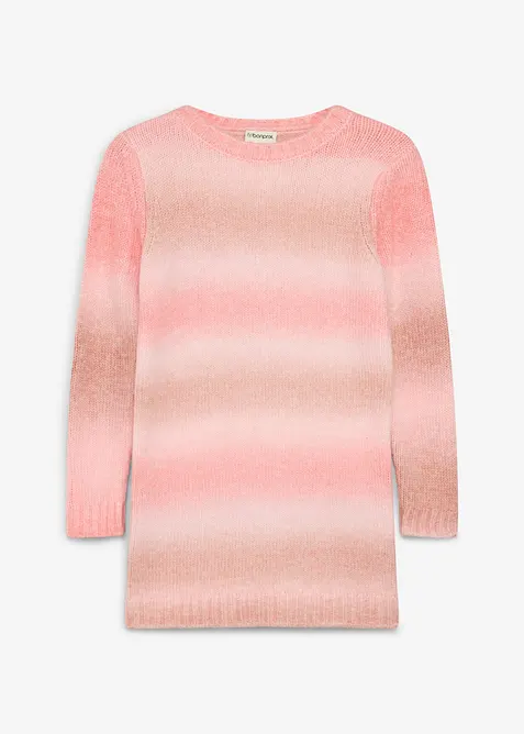 Robe en maille avec d&eacute;grad&eacute; de couleurs, bonprix