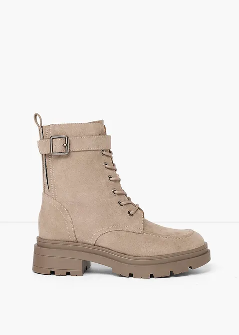 Boots lac&eacute;es avec boucle, bonprix