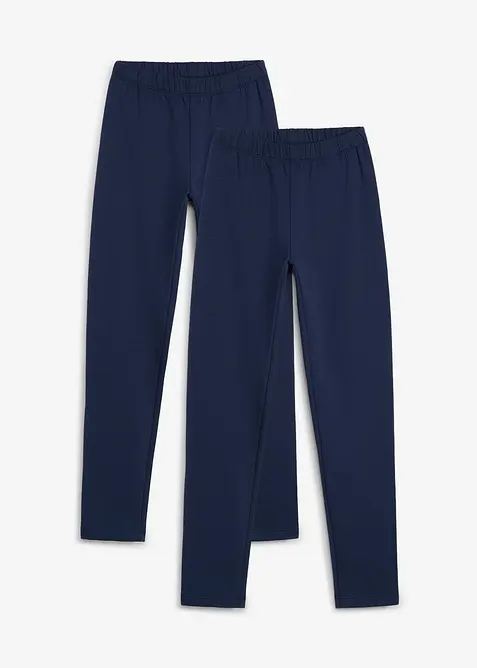 Lot de 2 leggings chauds, bonprix