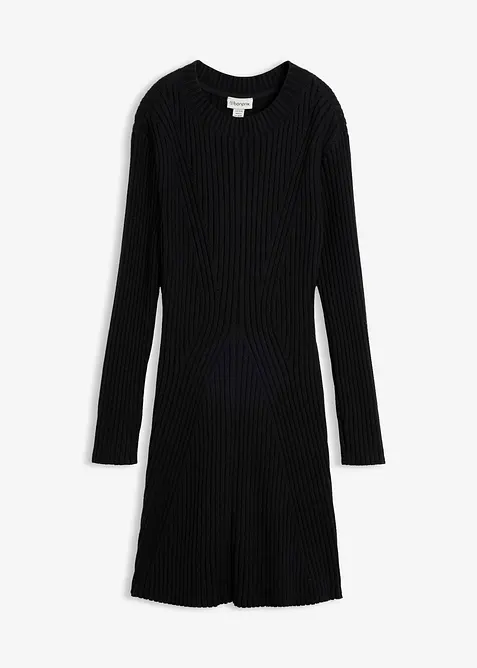 Robe courte en maille douce, bonprix