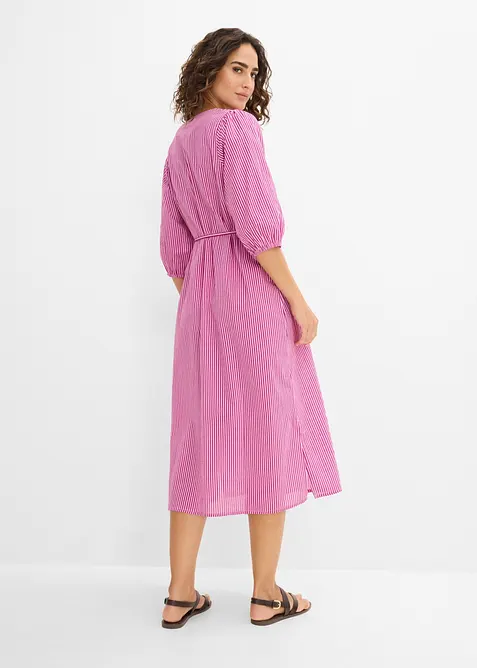 Robe midi 100% coton, bonprix