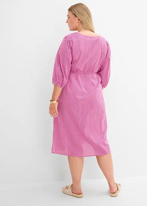 Midikleid aus reiner Baumwolle, bonprix