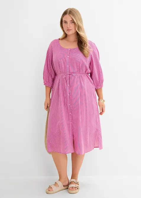 Midikleid aus reiner Baumwolle, bonprix