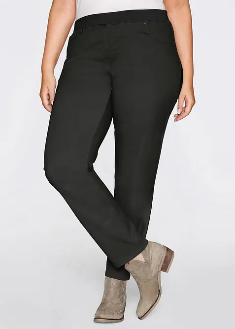 Tregging en twill de coton extensible, bonprix