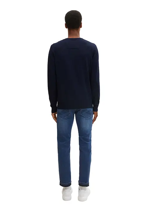 Tom Tailor Feinstrickpullover aus reiner Baumwolle, Tom Tailor
