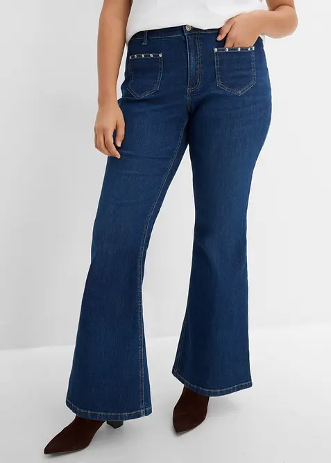 Bootcut-Jeans, Mid Waist, bonprix