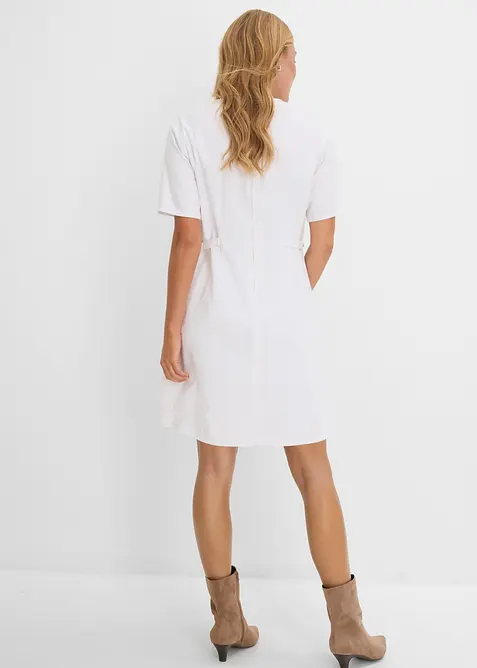 Robe en denim de coton extensible, bonprix
