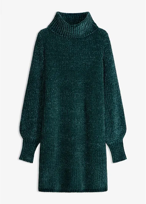 Chenille Strickkleid aus recyceltem Polyester, bonprix