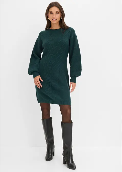 Robe en maille, bonprix