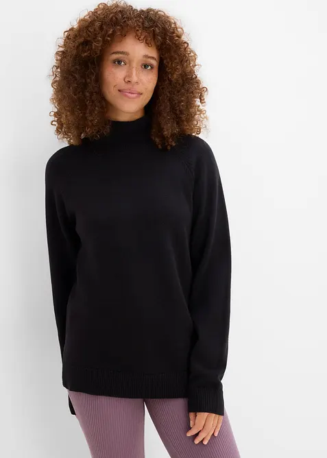 Rollkragenpullover aus reiner Baumwolle, bonprix