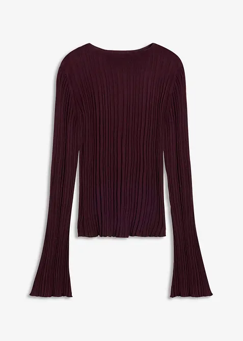 T-shirt en maille semi-transparent, bonprix