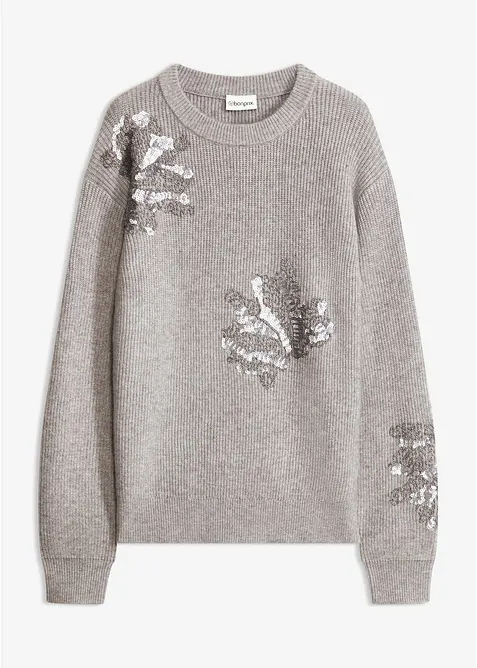 Pull avec application, bonprix