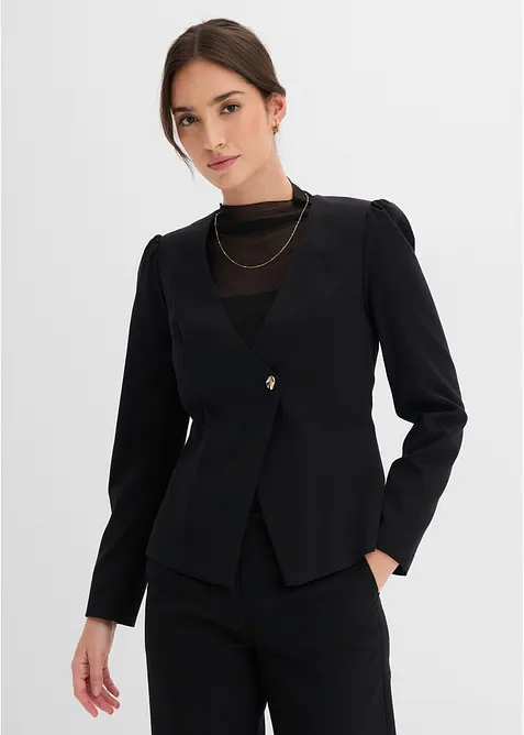 Blazer &agrave; bouton d&eacute;coratif, bonprix