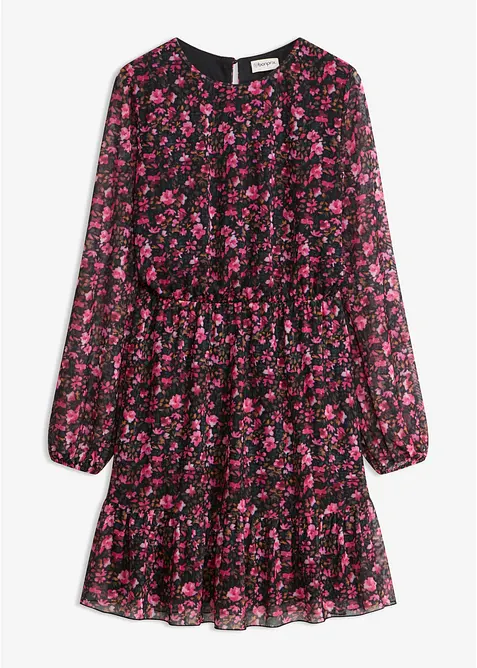 Robe courte en jersey &agrave; manches longues, bonprix