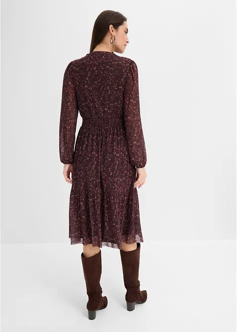 Jerseykleid mit Rundhals, bonprix