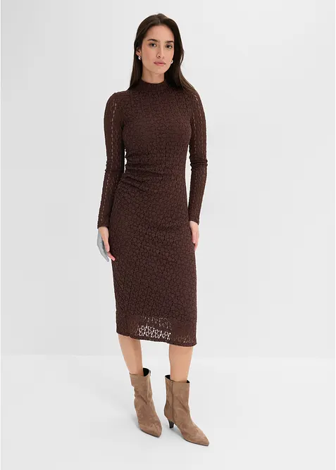 Jerseykleid mit Stehkragen, bonprix