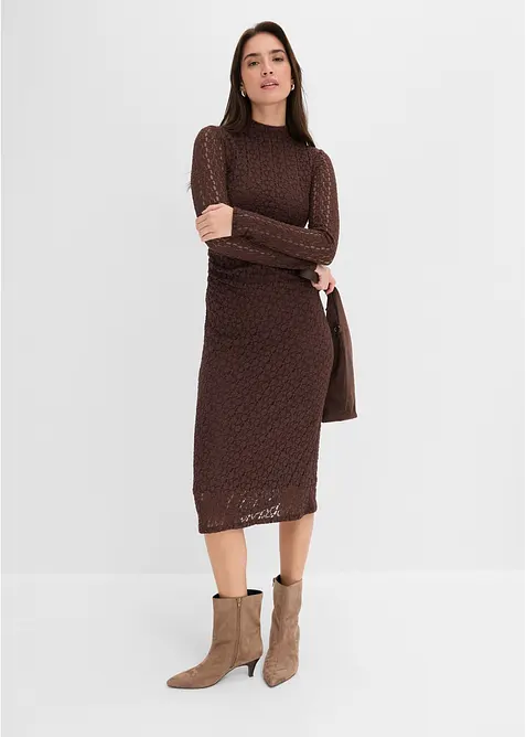 Jerseykleid mit Stehkragen, bonprix