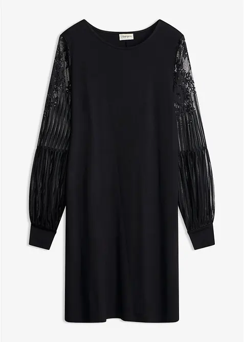 Bequem geschnittenes Jerseykleid, bonprix