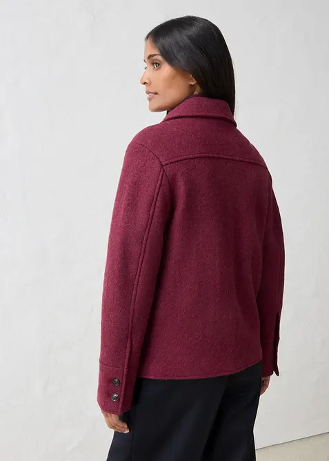 Blouson en laine bouillie, bonprix