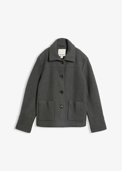 Blouson aus gewalkter Wolle, bonprix