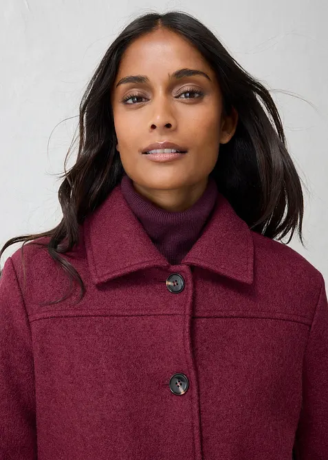 Blouson en laine bouillie, bonprix