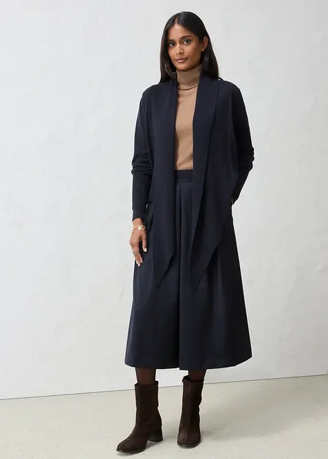 Gilet en maille douce de laine m&eacute;lang&eacute;e, bonprix