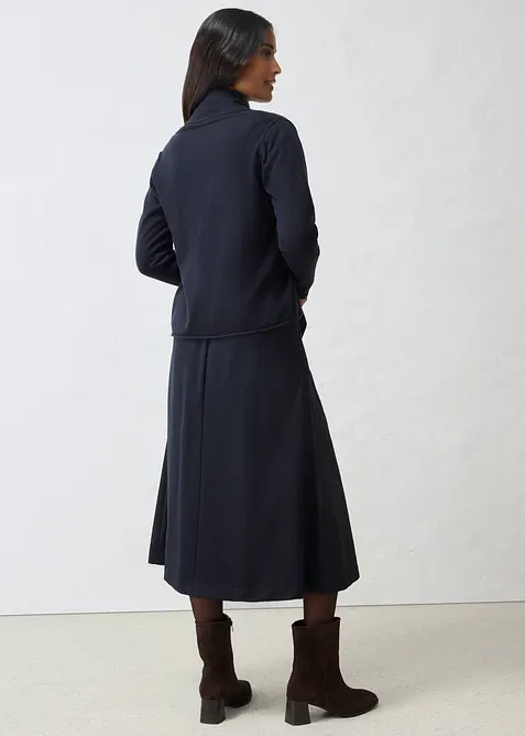 Gilet en maille douce de laine m&eacute;lang&eacute;e, bonprix