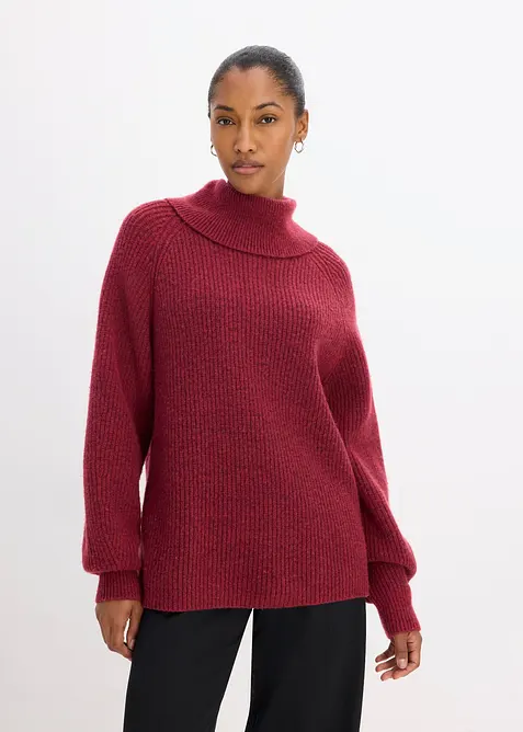 Pull doux en laine majoritaire, bonprix