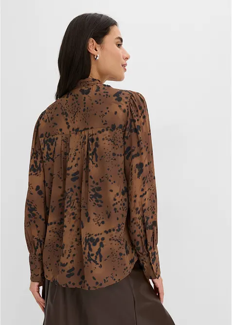 Chiffonbluse mit Stehkragen, bonprix