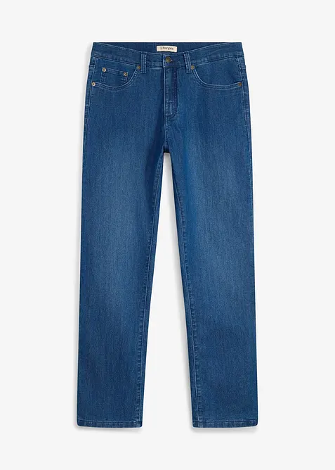 Jean Classic Fit &agrave; doublure chaude en jersey, Straight, bonprix