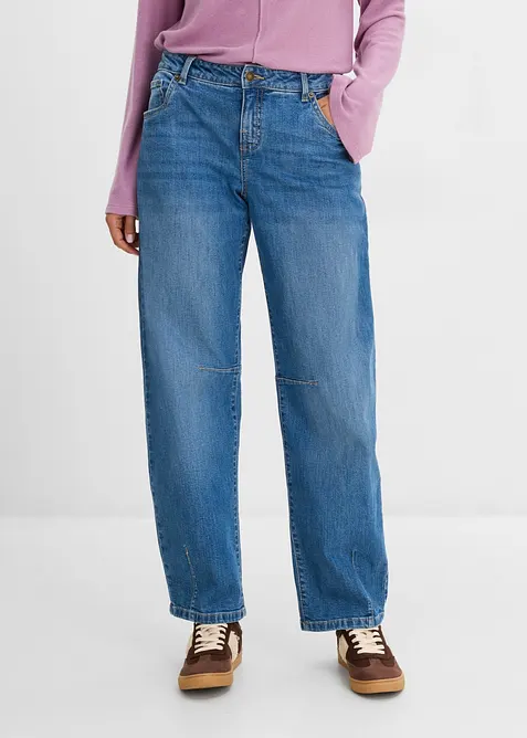 Jean Barrel taille mi-haute, bonprix