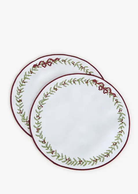 Tischsets aus Bio Baumwolle (2er Pack), bonprix