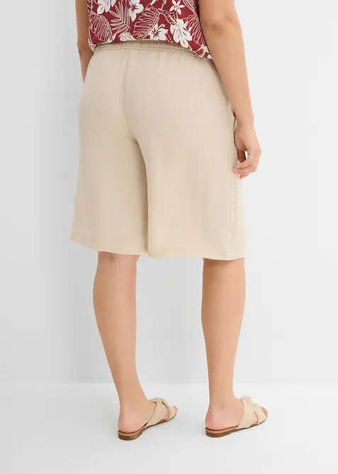 Bermuda &agrave; taille &eacute;lastiqu&eacute;e, bonprix