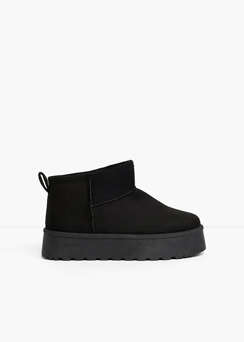 Gef&uuml;tterte Plateau-Boots, bonprix
