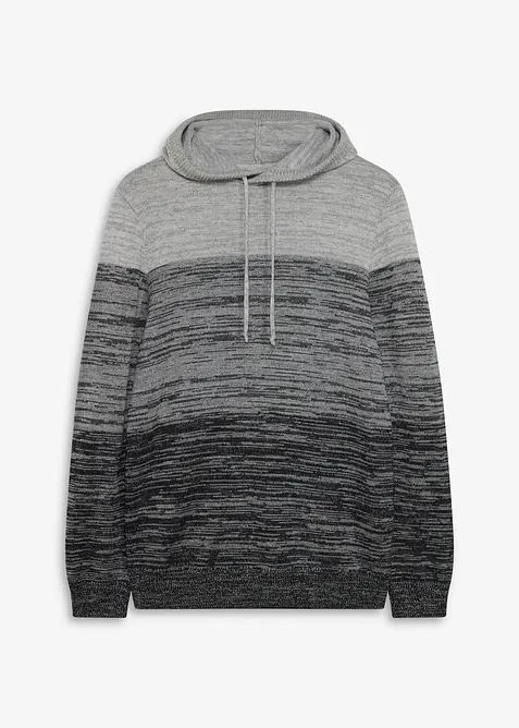 Feinstrick-Kapuzenpullover in Regular Fit, bonprix