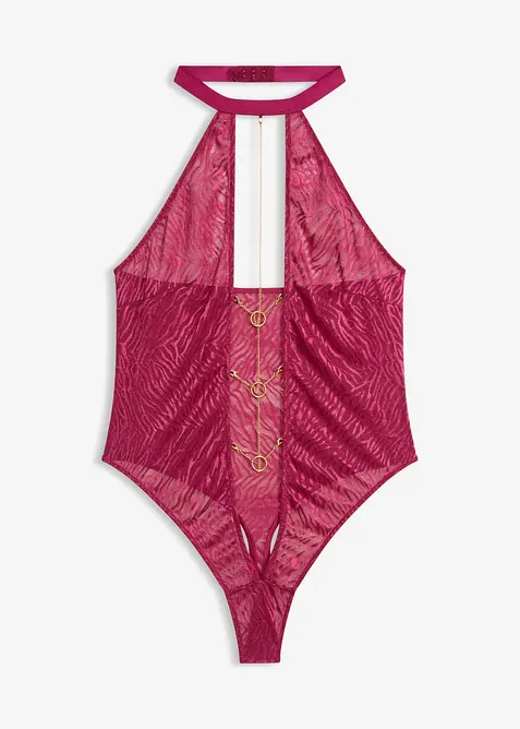 Stringbody mit abnehmbaren Kettendetails, bonprix