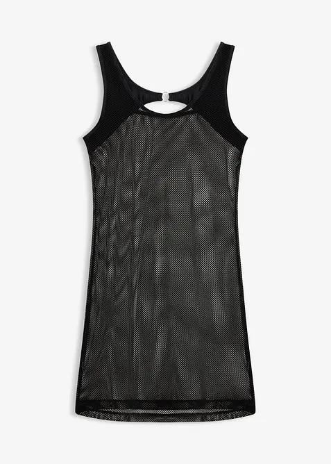 Kleid mit Wetlook, bonprix