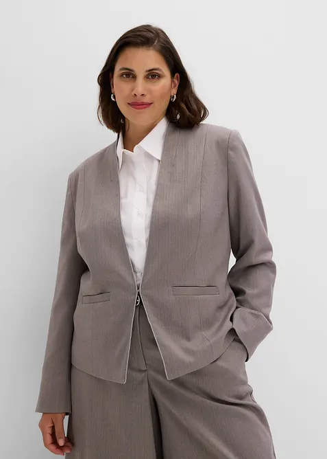 Blazer &agrave; motif chevrons, bonprix