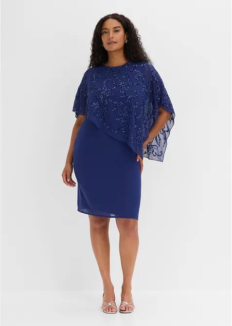 Robe de cocktail &agrave; sequins, bonprix
