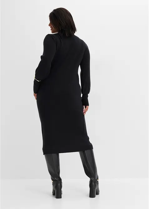 Robe en maille douce, viscose m&eacute;lang&eacute;e, bonprix