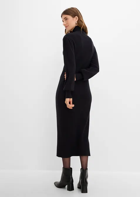 Robe en maille douce, viscose m&eacute;lang&eacute;e, bonprix