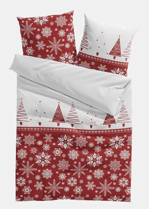 Parure de lit en coton m&eacute;lang&eacute;, bonprix
