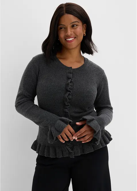 Ajour-Strickjacke, bonprix
